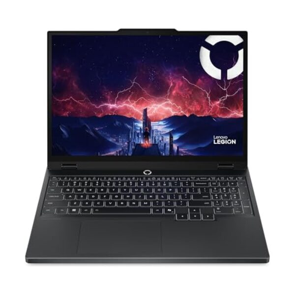 Lenovo Laptop para jogos Legion 5 Gen 10 38.4 cm com processador AMD Ryzen 7 260, NVIDIA GeForce RTX 5060, tela WQXGA OLED 500nits, 16 GB de RAM, SSD de 1 TB, KYB retroiluminado RGB de 24 zonas e Win