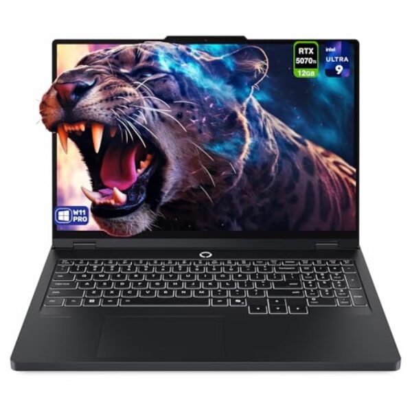 Lenovo Laptop para jogos Legion Pro 5i Gen 10, Intel Ultra 9-275HX, RAM DDR5 de 32 GB, SSD PCIe de 1 TB, tela WQXGA de 16 polegadas (2560 x 1600), Nvidia G-Force RTX 5070Ti, retroiluminação RGB de 24