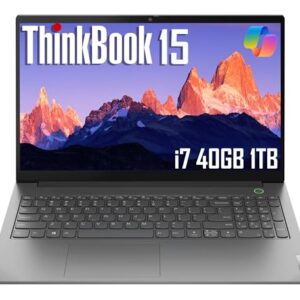 Lenovo Laptop ThinkPad E16 Business (16 polegadas FHD + antirreflexo, Intel 13ª geração 10-Core i7-1355U, 40GB RAM, 1TB SSD), retroiluminado, impressão digital, hub IST, webcam FHD, Ethernet, Wi-Fi 6