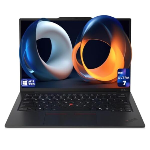 Lenovo Laptop Thinkpad X1 Carbon Gen 13 Aura Edition, Intel Ultra 7-265U, 32 GB LPDDR5x RAM, SSD PCIe de 4 TB, tela WUXGA de 14 polegadas (1920 x 1200), placa gráfica Intel integrada, teclado