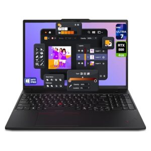 Lenovo ThinkPad P16s Gen 3 Mobile Workstation, Intel Ultra 7-155H, 64 GB DDR5 RAM, SSD PCIe de 2 TB, tela OLED WQUXGA de 16 polegadas (3840 x 2400), Nvidia G-Force RTX 500 Ada, teclado retroiluminado