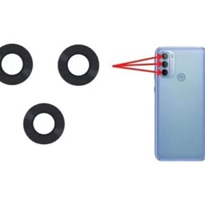 Lente Da Camera compativel Moto G31 G41 G51 G52 G71 5G G60 G60s G62 5G G82 (3 Pçs)