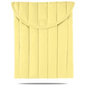 Linpr Capa protetora para laptop amarela de 15 a 16 polegadas, capa protetora para homens e mulheres, linda bolsa compatível com laptops de 15 e 16 polegadas, para Macbook Air M2 M1, Asus/Dell Xps