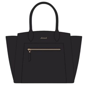 LOVEVOOK Bolsa feminina para laptop, bolsa de trabalho de 15,6 polegadas para professores e viagens, bolsa de couro impermeável para computador com zíper para escritório e negócios