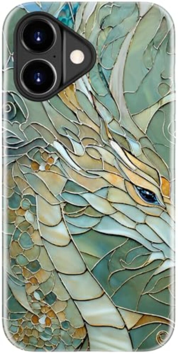 LUHOURI Capa para iPhone 17, compatível com carregamento sem fio, camada dupla - interior de silicone macio + revestimento externo rígido, design fofo de flores silvestres, capa protetora de telefone