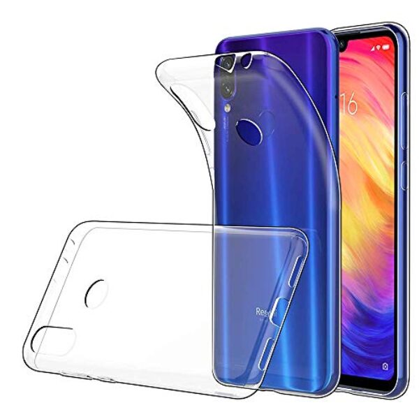 LuluMain Capa protetora macia de TPU de ajuste transparente para Xiaomi Redmi Note 7, Redmi Note7 Pro, Redmi Note 7S, antiderrapante, resistente a arranhões