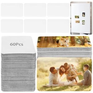 LUMINFLY 60 faça-você-mesmo, sublimação personalizada escola peças brancas forno quente e pontos em branco mensais, magnético sobre geladeira necessário, decalques traseiros