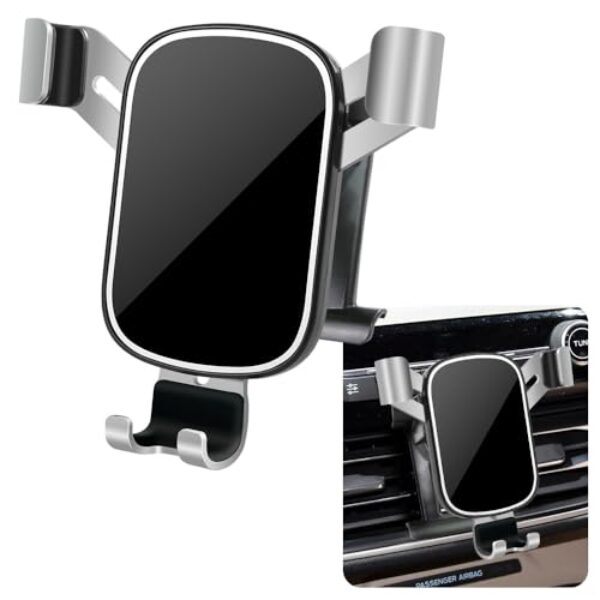 LUNQIN Suporte de telefone de carro para Ford Escape 2020 2021 2022 2023 2024 2025 e Escape Hybrid 2020-2025 Acessórios interiores automotivos Suporte para celular Suporte de tela de navegação