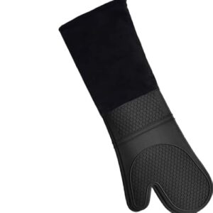 Luva Cozinha Térmica Forno Fogão 50cm Industrial Alta Temperatura Profissional Silicone Algodão