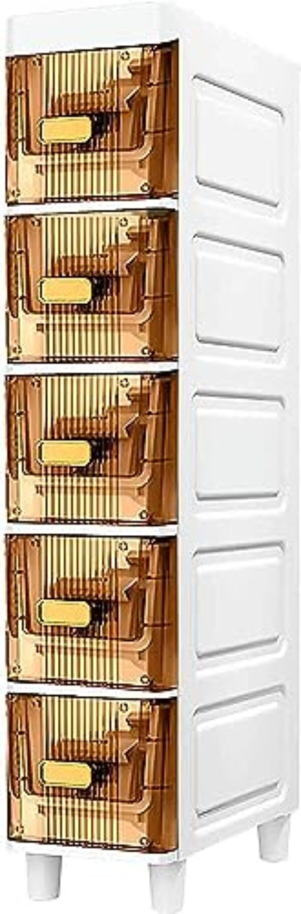 LWJYMXBD Armário de chão de banheiro unidade de armazenamento vertical armário de papel higiênico para banheiro fino alto grande capacidade estreito alto fino torre impermeável armário de papel