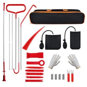 LYINGUO Kit de ferramentas de carro de 25 peças, ferramenta de captação de garra flexível magnética com luz LED brilhante