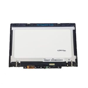 Lyinsen Tela sensível ao toque LCD LED para laptop de substituição com moldura e placa G-Sensor de 11,6 polegadas para Lenovo 300e Chromebook 2ª geração AST 5D10N24832 5D10Y97713