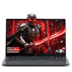MALLRACE Laptop 2025 com processador AMD Ryzen7 7730U (até 4,5 GHz, 8C/16T, 16 GB DDR4 RAM 512 GB SSD, gráficos AMD Radeon, tela IPS WiFi 244 polegadas, Windows 11, laptop de 8 núcleos de alto