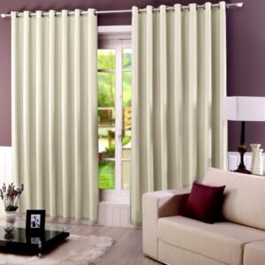 M&C Cortinas Beatriz Blackout com Voil, Cortina para Quarto e Sala, 2,80m x 2,50m, Voil Frontal com Forro Blackout PVC, 100% Poliéster, Bloqueia 100% Luz