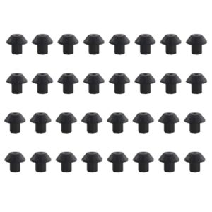 MDXing 32 peças de reposição para fogão a gás preto, 3/40.6 cm, peça de substituição de borracha WB2K101 AP2622260 PS241358 WB02T10461