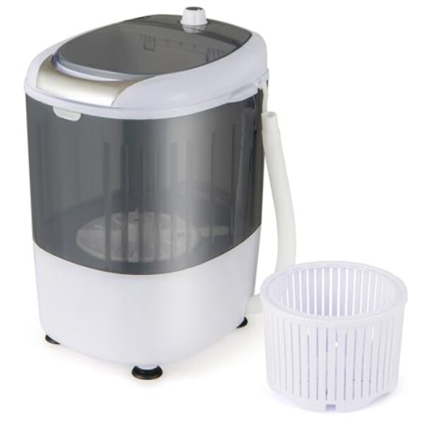 MEDIMALL GX24977-PE Mini máquina de lavar e girar, 2,7 kg, semiautomática compacta para lavanderia, apartamento, dormitório, trailer, máquina de lavar, portátil, capacidade de 2,3 kg