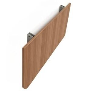 Mesa Dobravel Retratil De Parede Suspensa Borda Redonda 90Cm 100Cm 120Cm Para Banheiro Quarto Sala Cozinha(60x30cm Amadeirado)