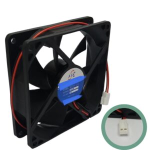 Microventiladores Cooler para Bebedouro Philco Electrolux Master Frigobar Mini Geladeira Frio 12v 90x90x25 90mm