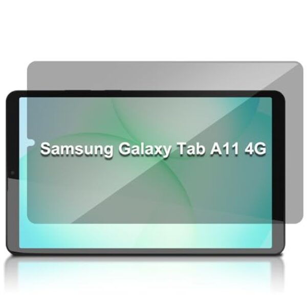 MiKoyi Protetor de tela de privacidade de 22 cm para Samsung Galaxy Tab A11, filtro de tela antiluz azul, película de vidro temperado 9H compatível com Samsung Galaxy Tab A11 de 8,7 polegadas