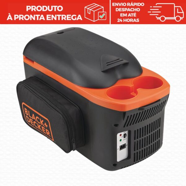 Mini Geladeira Portátil 8L Automóvel 12V Frio ou Quente Black Decker BDC8-LA