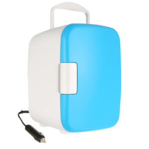 Mini Geladeira Retrô 4L 12V Frigobar Portátil 2 em 1 Aquecedor e Refrigerador Casa Carro Viagem