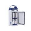 Mini geladeira Star Wars R2-D2 | Refrigerador portátil de 45,7 cm para bebidas e lanches | Carro, RV e uso doméstico com alimentação AC/DC | Divertido Star Wars colecionável