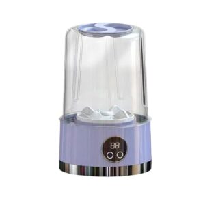 Mini Máquina de Lavar Portátil 1000ml – Lavadora Compacta USB para Roupas Íntimas, Meias e calcinha(roxo)