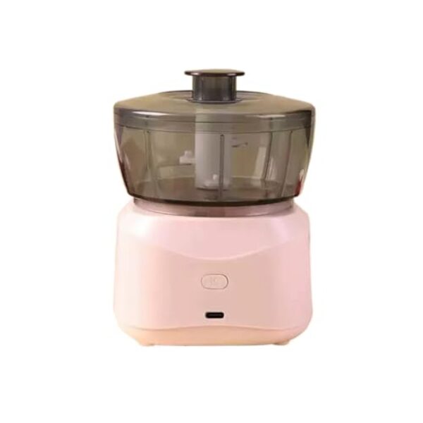 Mini Processador Triturador De Alimentos Elétrico Sem Fio Recarregável Alho Legumes Utensílios de Cozinha(Rosa)