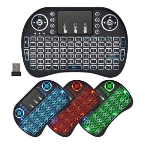 Mini Teclado Led Iluminado Controle para Smart Box Tv Notebook X box Smart tv