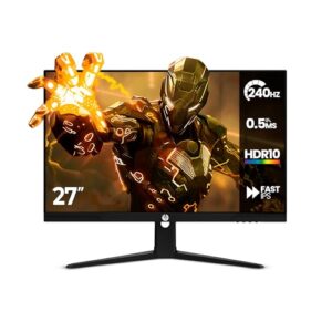 Monitor Gamer HAIZ LM27-E241B – 27" FHD, 240 Hz, 1 ms, HDR10, IPS