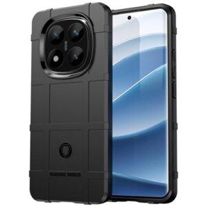 Monwutong Capa de ajuste fino para Redmi Note 14 Pro 5G, capa para Xiaomi Poco X7, resistente ao ar livre, durável, grau militar, proteção antiqueda, capa para Xiaomi Poco X7/Note 14 Pro 5G, HD preta