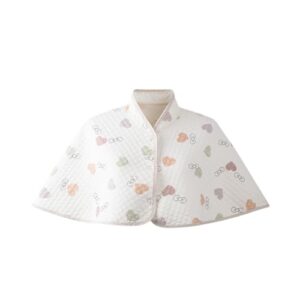 MotiveTech Xale de inverno versátil, capa branca para proteção contra o frio, ideal para viagens, casa e escritório.