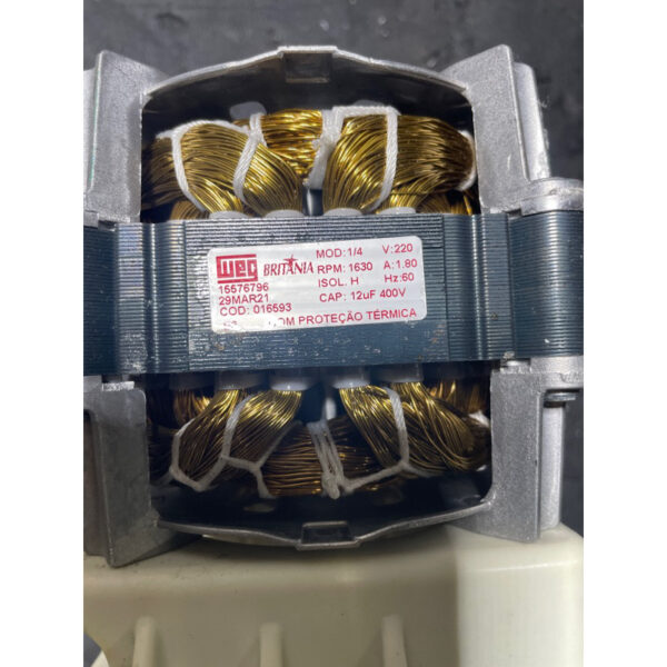 Motor original lava roupas 10kg 220v máquina semiautomática Britânia BLRS10B