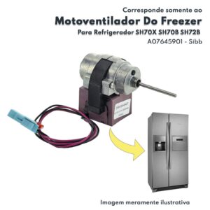 Motoventilador Do Freezer Para Refrigerador Electrolux SH70X SH70B SH72B SS72B SIBB 15915900 A07645901 Motor Ventilador do Congelador Geladeira Electrolux