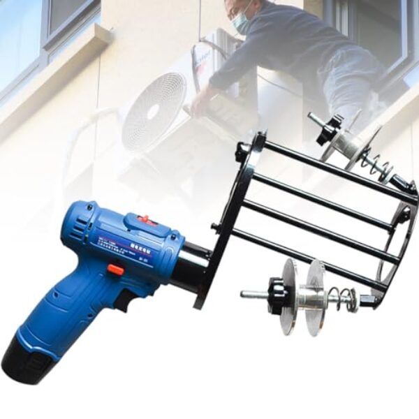 Máquina de enrolamento de fita de ar condicionado, ferramenta de embrulho de cabo de tubo de ar condicionado, máquina de envolver fita elétrica, ferramentas manuais de tubo de ar condicionado