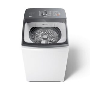 Máquina de Lavar Branca 14kg Brastemp com Smart Sensor e Lavagem Rápida - BWJ14AB