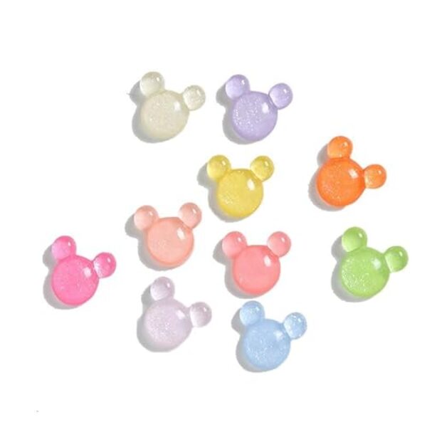 Ímãs decorativos de mouse para geladeira, 16 peças, design gradiente colorido, para quadro branco e cozinha (16 peças gradiente)