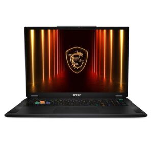 MSI Laptop para jogos Stealth 18 HX AI 45.7 cm 120Hz UHD+: Intel Ultra 9-275HX, NVIDIA Geforce RTX 5090, 64GB DDR5, SSD NVMe de 2TB, Wi-Fi 7, Win 11 Pro: Preto A2XWJG-035US