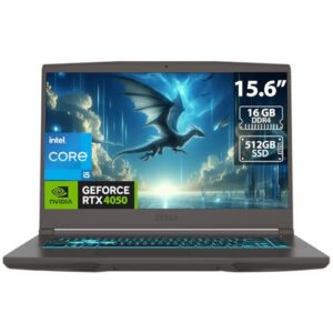 MSI Thin 15 B13VE-3023US Notebook Gamer, Intel Core i5-13420H, NVIDIA RTX 4050 6GB, 15.6" FHD 144Hz, 16GB RAM, SSD 512GB, Windows 11, Preto