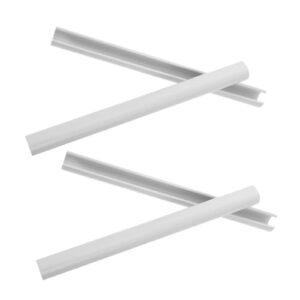 MUCKLILY 4 peças de capas decorativas de tubos para radiador e tubulações de água, decoração de parede, design de fácil instalação para uso doméstico e industrial