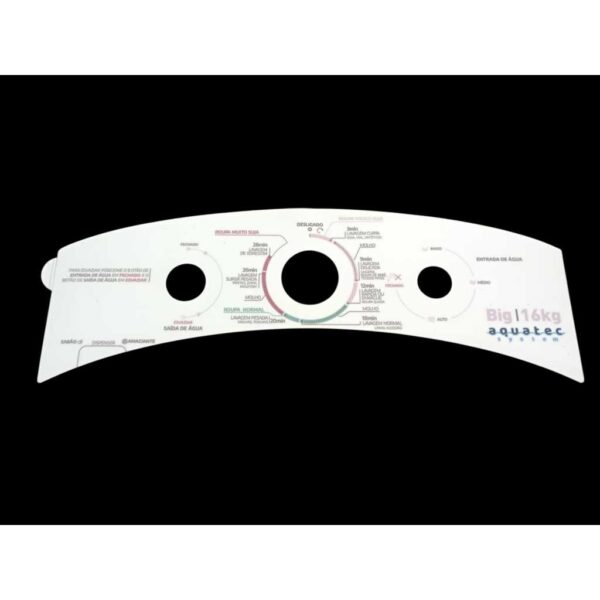 MUELLER PAINEL ADESIVO LAVADORA BIG 16 BCO MAQUINA DE LAVAR ROUPAS POR (Ref.: 110000730)