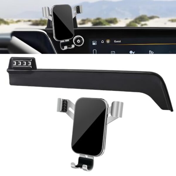musttrue LUNQIN Suporte de telefone de carro para Chevrolet Chevy Equinox 2025 2026 [não serve para Equinox EV] Acessórios interiores automotivos Melhor suporte para celular celular suporte de tela de