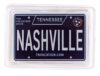 Nashville Tennessee Placa de Licença Acrílico Pequeno Imã de Lembrança de Colecionador de Geladeira 6 cm X 4,4 cm