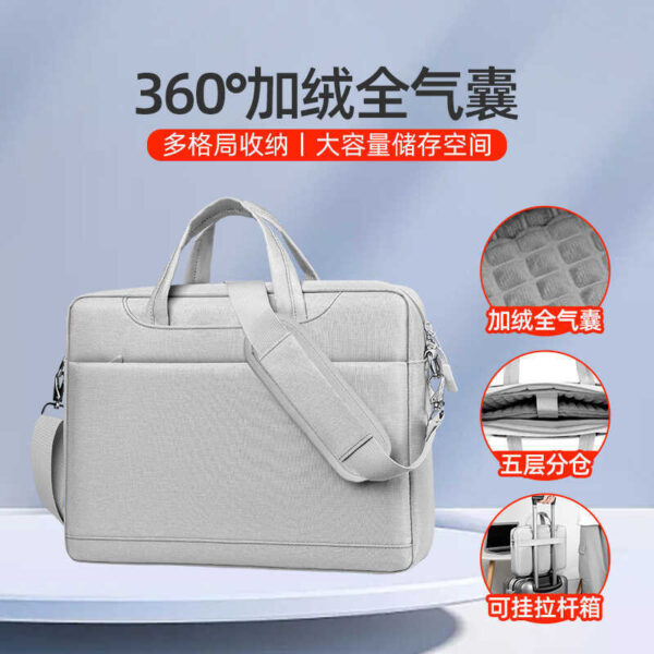 Negócios Homens Mulheres 14 Airbags 15.6 Polegada 17.3 Notebook Bolsa Crossbody Ombro Bolsa Jogo Notebook Computador Bol