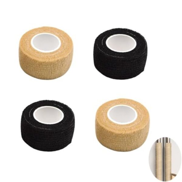 NentMent Pacote com 4 capas para maçanetas de porta de geladeira, fita adesiva, tecido antiderrapante, envoltórios de maçanetas para porta francesa, geladeira com freezer, maçanetas de aço inoxidável