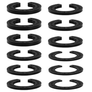 Nextpal Kit de calço de dobradiça de porta de geladeira DA99-04158A atualizado de 12 peças, conjunto espaçador de ajuste de altura compatível com modelos Samsung e Kenmore Elite, substitui peças de