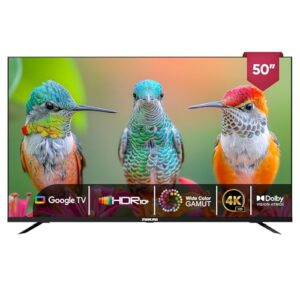 Nikai Smart Google TV 4K UHD de 50 polegadas | Dolby Vision e Atmos | HDR10 | Alto-falantes potentes de 20 W | Netflix, Prime Video, YouTube, Disney+ - 50NIKGOOGLE
