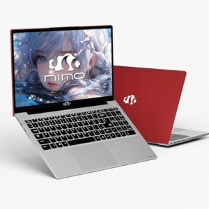 NIMO 15.6" Business Laptop-Core i5 12450H: 32GB RAM, 1TB SSD, Win 11, Backlit Keyboard, Fingerprint Reader, 100W PD, Lightweight Notebook with FHD, 2 Years Warranty