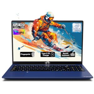 NIMO 15.6" Business Laptop-Core i5 12450H: 32GB RAM, 2TB SSD, Win 11, Backlit Keyboard, Fingerprint Reader, 100W PD, Lightweight Notebook with FHD, 2 Years Warranty