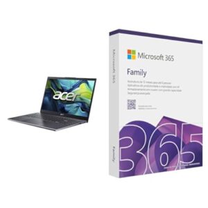 Notebook Acer Aspire 5 A15-51M-54E6 Intel Core I5 13° Geração H 8GB RAM 512GB SSD Tela 15.6 TN FHD 60Hz (UHD para processadores Intel) Windows 11 Home + Microsoft 365 Family (12 meses) até 6 usuários